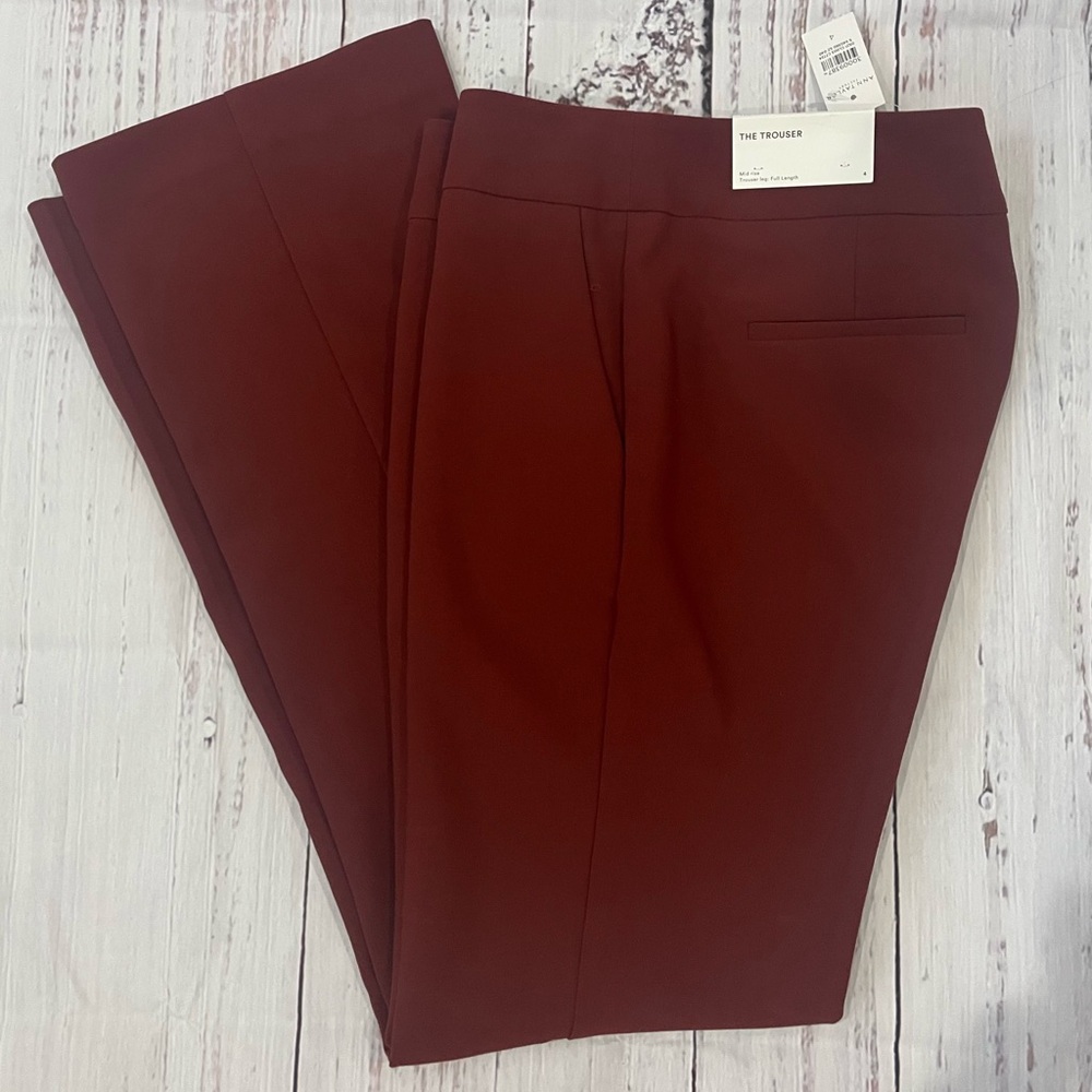 NWT! Ann Taylor Rust Trousers, size 4.